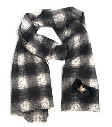 LIU JO Sciarpa stola stampata check black