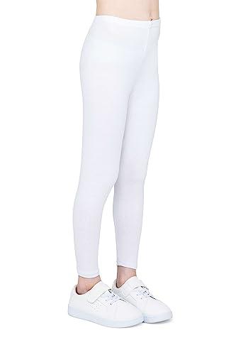 infatti Leggings in Cotone per Bambina Zoe, Bianco 104 cm (4 Anni)