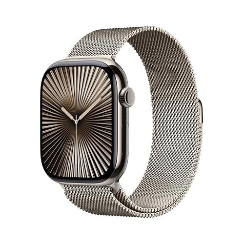 Apple Watch Series 10 GPS + Cellular 46mm Titanio Naturale con Sport Loop