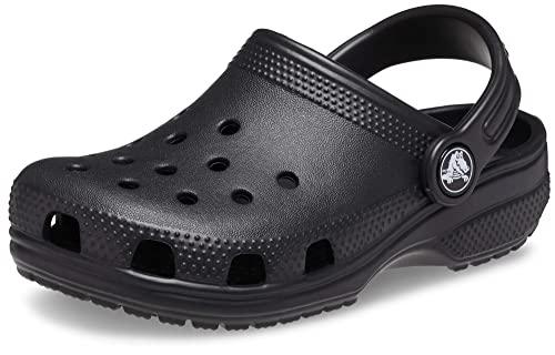 Crocs Classic Clog K, Zoccoli Unisex - Bambini e Ragazzi, Nero
