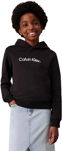 Calvin Klein Institutional Logo Regular Terry Hoodie - Felpa con Cappuccio Unisex