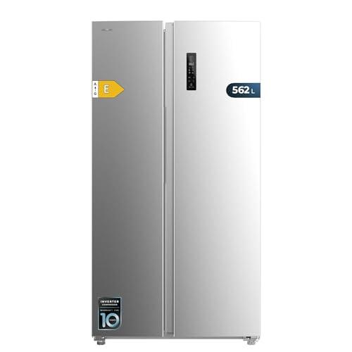 Cecotec Frigorifero Americano Side by Side Bolero CoolMarket SBS 562 Inox E