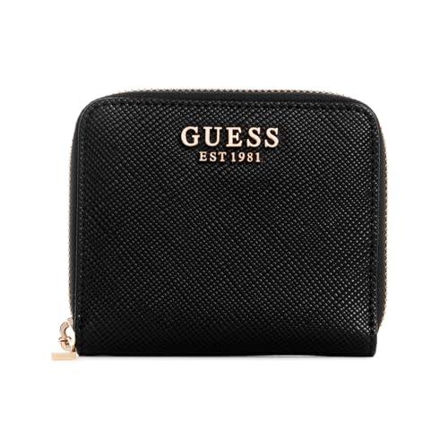 GUESS Laurel II Portafoglio Piccolo con Zip - Nero