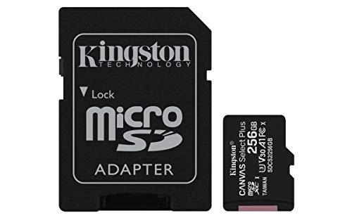 Kingston Canvas Select Plus 256GB microSD con Adattatore SD