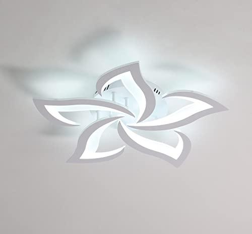 Comely Plafoniera LED Soffitto 60W Design a Petalo Bianco Freddo