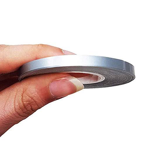4R Quattroerre.it 10465 Trim Stripes Strisce Adesive Argento 5 mm x 10 mt