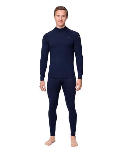 DANISH ENDURANCE Completo Termico Uomo in Lana Merino Blu Notte
