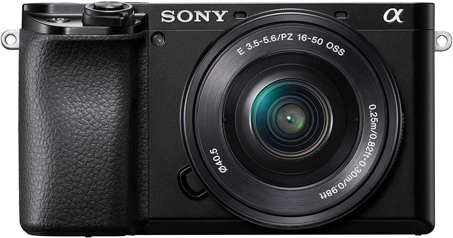 Sony Alpha 6100 Fotocamera Digitale Mirrorless con Obiettivo Intercambiabile SELP 16-50mm, Nero