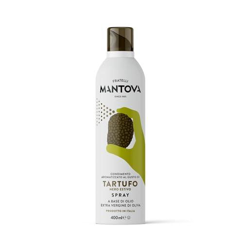 Tartufo nero Spray in Olio Extra Vergine di Oliva 400ml - Olio Spray italiano – Sprayleggero – 100% Naturale,100% Leggero, 100% Facile - Con lo spray risparmi fino al 90% di prodotto