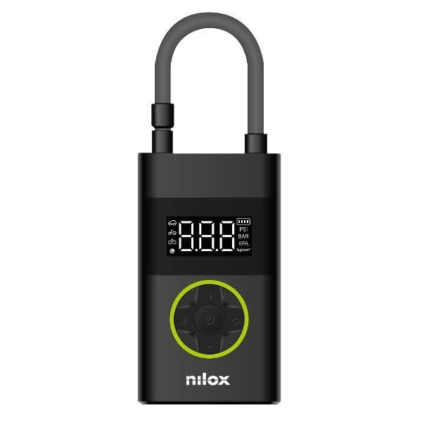 Nilox Mini Compressore Portatile Digitale con Powerbank Integrato