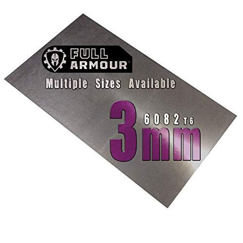 Piastra in Alluminio 6082 T6 - 3mm x 150mm x 250mm