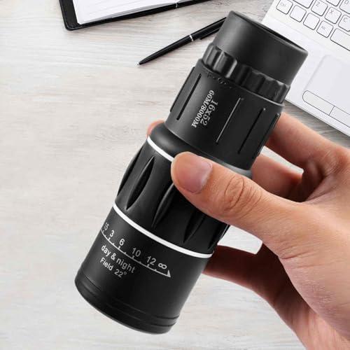 Telescopio monoculare 12 x 50, messa a fuoco regolabile e design portatile per viaggi all'aperto/campeggio/caccia