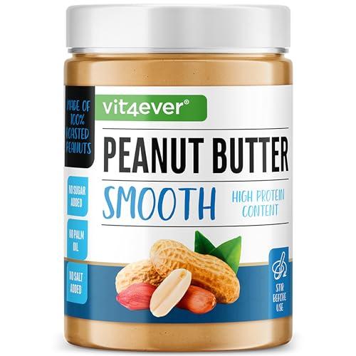 Burro di Arachidi Liscio 1kg - Vit4ever Sports