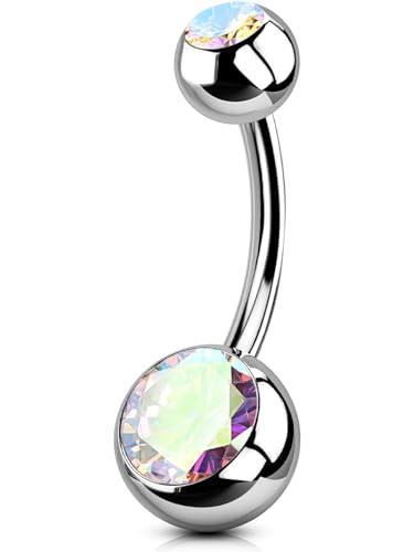OUFER Piercing Ombelico in Titanio - Eleganza e Sicurezza per il Tuo Stile