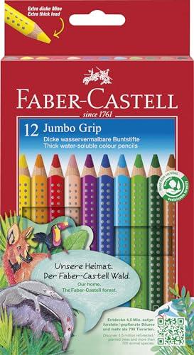 Faber-Castell Matite Colorate Jumbo Grip 12 Colori