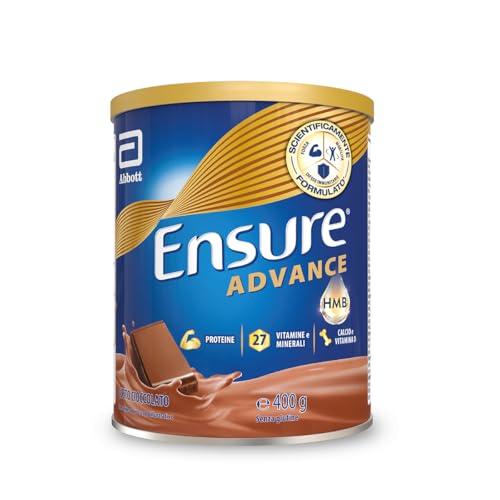 Ensure Advance Cioccolato - Integratore Proteico con HMB, Vitamine e Minerali