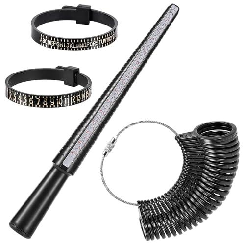 Set Misura Anelli Professionale: Misuratore Dita, Anello e Nastro Metrico