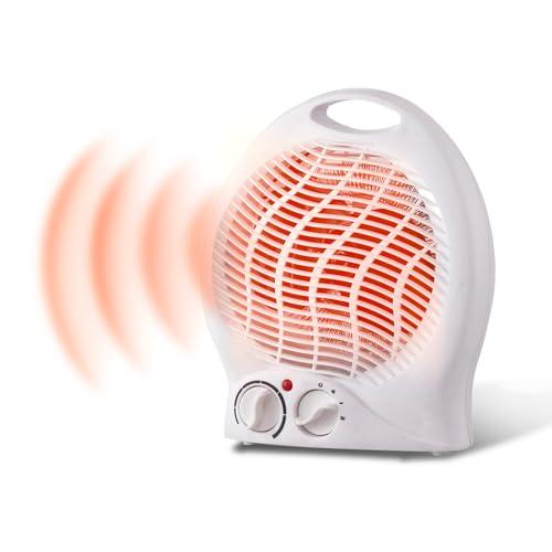 Termoventilatore Caldo Bagno 2000W con Protezione Anti-Soffocamento