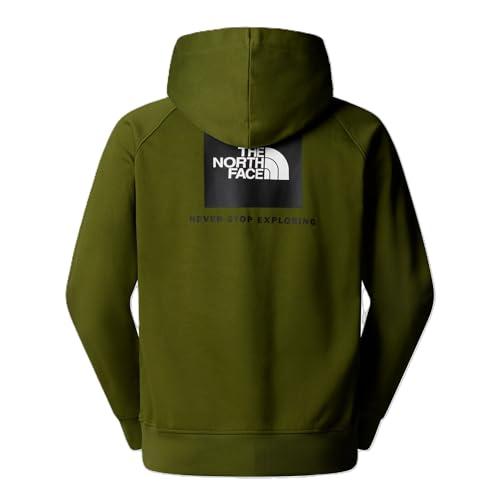 The North Face Raglan Box NSE Felpa con Cappuccio Uomo Verde Bosco/Nero