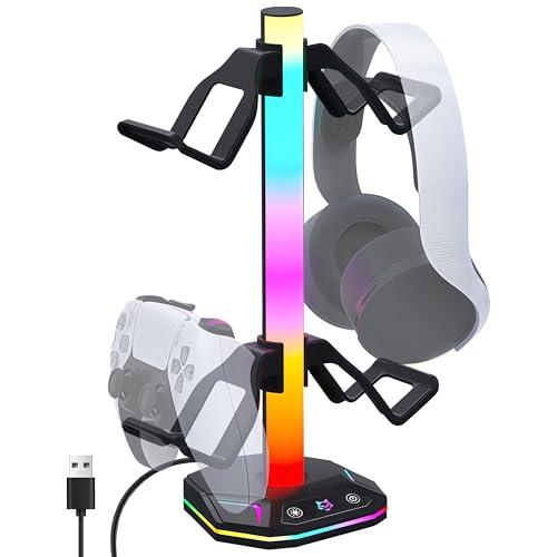 AUVSTAR Porta Controller e Cuffie Gaming RGB con USB-C
