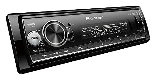 Pioneer MVH-S520DABAN Autoradio 1DIN con DAB+, Bluetooth, USB, AUX, antenna DAB inclusa, vivavoce, Smart Sync