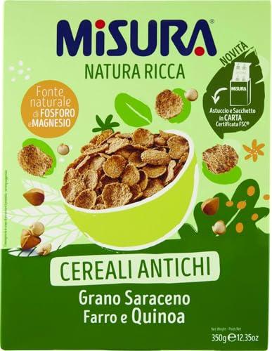 Misura Cereali Colazione Natura Ricca | Fiocchi di Mais con Cereali Antichi