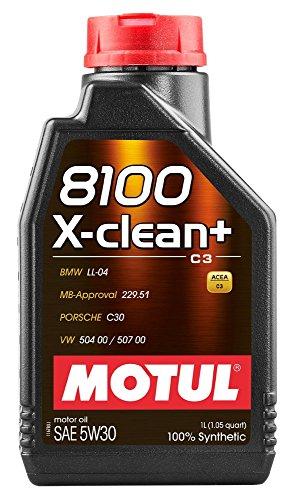 Motul 8100 X-Clean+ 5W30 Olio Motore Sintetico