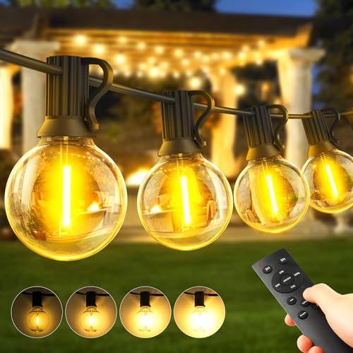 Catena Luminosa da Esterno 30 Metri - Luci LED per Giardino, Gazebo, Balcone e Terrazzo