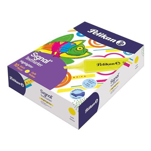 Pelikan Evidenziatori Signal Giallo Confezione da 10