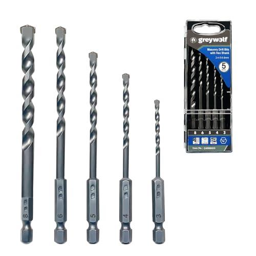Greywolf Set di Punte per Calcestruzzo: Precisione e Durata per Ogni Tuo Progetto