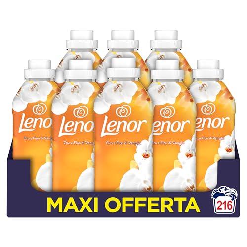 Lenor Ammorbidente Concentrato Oro e Fiori di Vaniglia 216 Lavaggi
