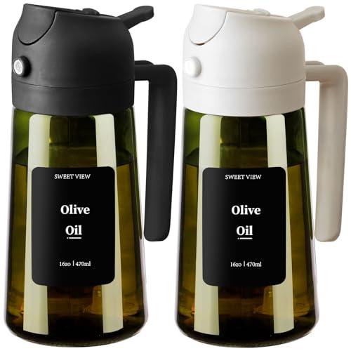 Dispenser Olio Oliva e Spruzzatore SWEET VIEW: Eleganza e Praticità per la Tua Cucina