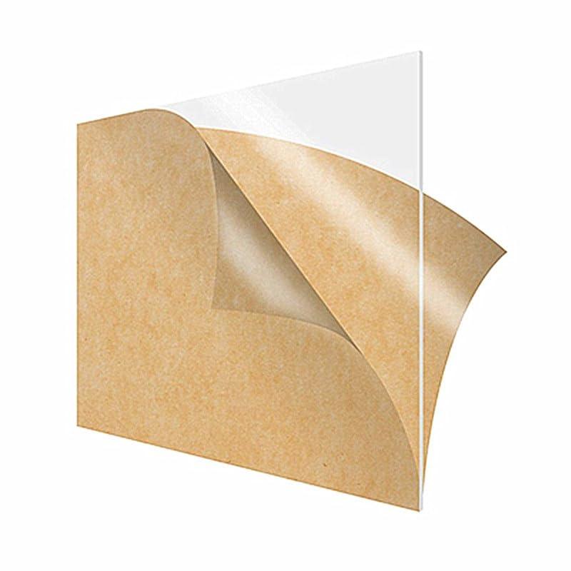 Jyving Foglio Acrilico Trasparente Plexiglass 100x100mm 3mm