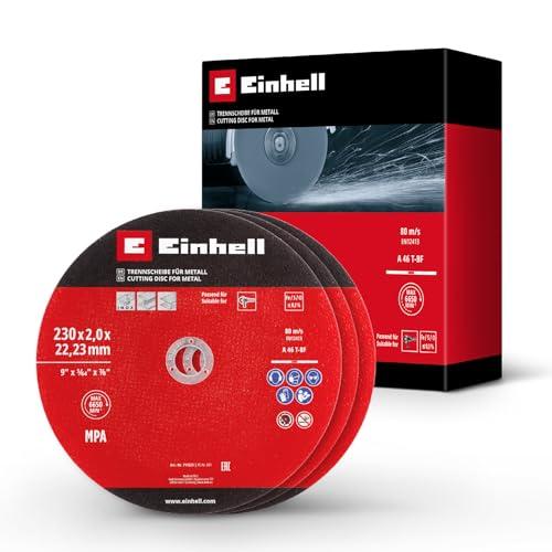 Einhell Set 3 Dischi da Taglio Metallo Sottili 230mm