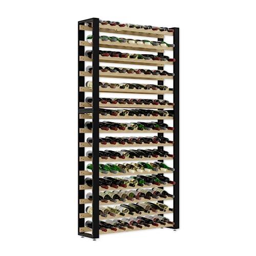 Lenmar Serie RW Portabottiglie in Legno Loft 135 per 135 Bottiglie