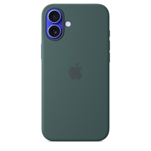 Apple Custodia MagSafe in Silicone per iPhone 16 Plus - Verde Lago