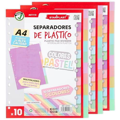 Starplast Separatori Pastello - Confezione da 30