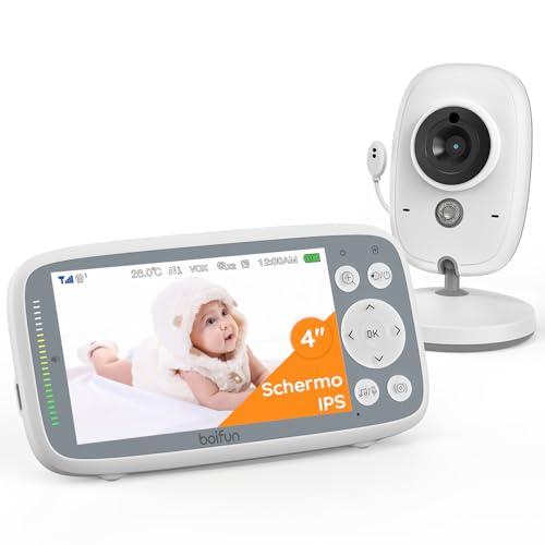 BOIFUN Baby Monitor con Schermo 4'' e Funzioni Avanzate