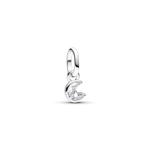 Mini ciondolo Pandora ME Luna Scintillante in Argento Sterling con Zirconia Cubica
