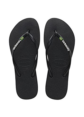 Havaianas Slim Brasil Logo Infradito Donna Nere
