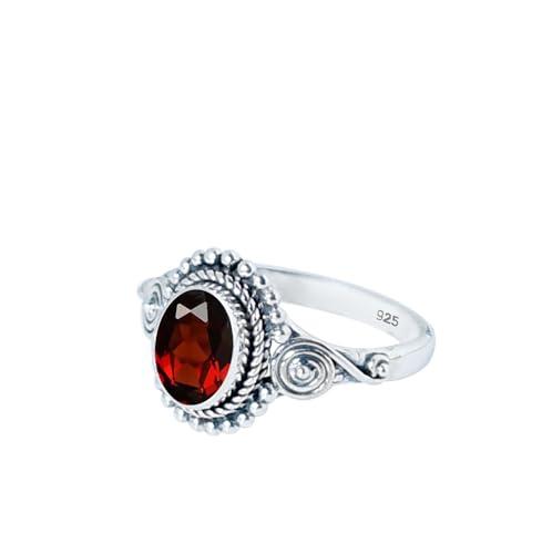 Anello in Granato Gems Vibes da Donna in Argento Sterling 925