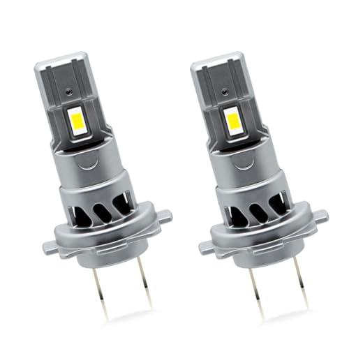 SOFOC H7 Lampadina LED Auto 7000LM, Kit 2 Lampade, Bianco 6000K, Ventola Raffreddamento, 11V-48V, Canbus Error Free