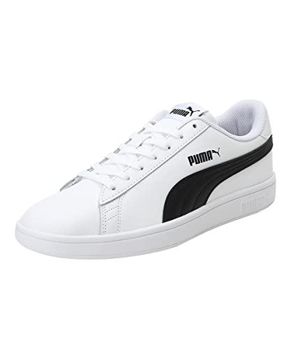PUMA Smash V2 L Sneakers Unisex - Adulto, Bianco/Nero