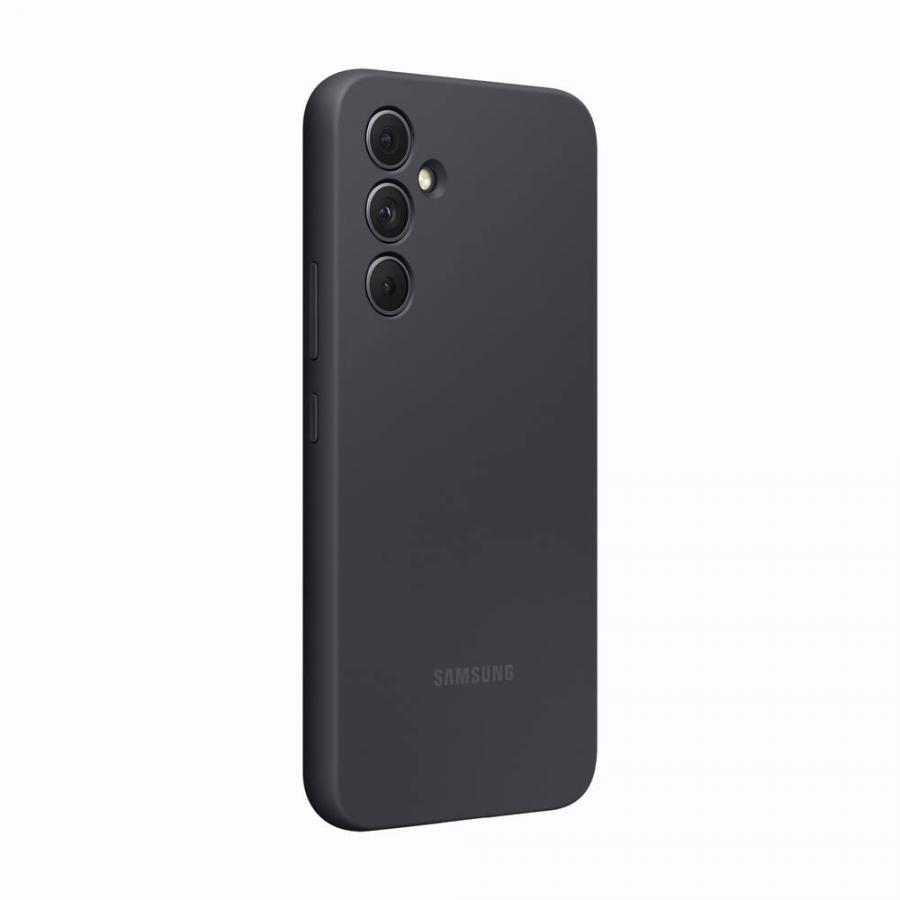 Samsung Silicone Cover custodia morbida per Galaxy A54 5G, Nero