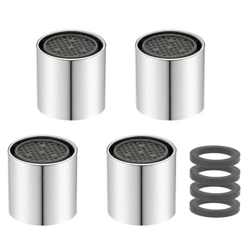 Set di 4 Aeratori Rubinetto Filettatura Interna M16, M18, M20, M22 - Ricambio Antischizzo e Risparmio Idrico