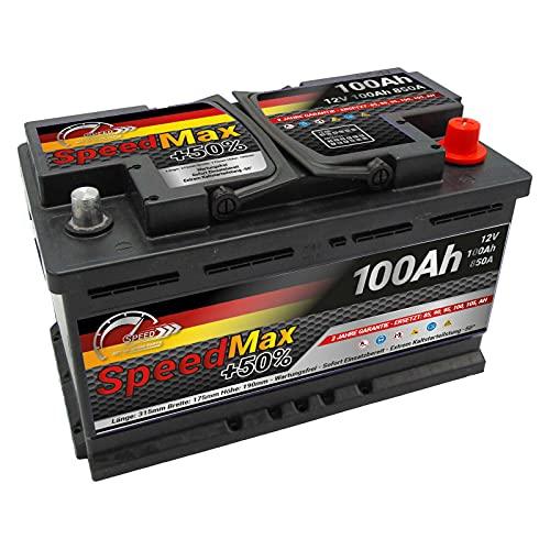 Batteria auto SPEED MAX L4100 100AH 850A 12V = FIamm 100Ah DX+ Pronta all'uso