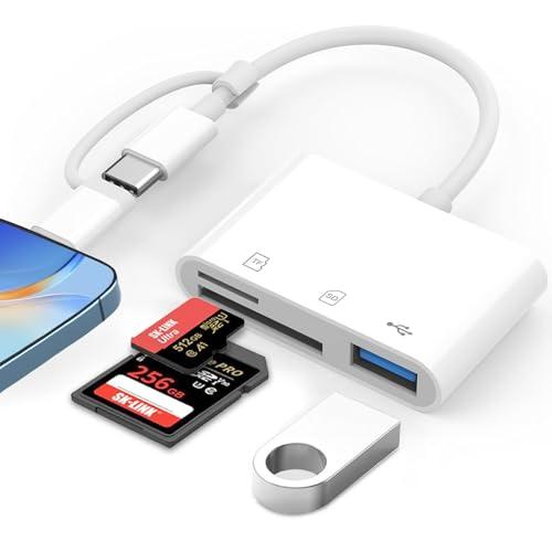 Lettore Schede SD per iPhone, iPad e MacBook - USB-C