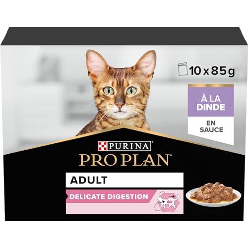 Purina PRO PLAN Delicato Digestione Tacchino Adulto Gatto Umido 10x85g
