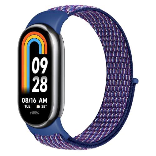 TumCez Cinturino in Nylon per Xiaomi Smart Band 10/9/8