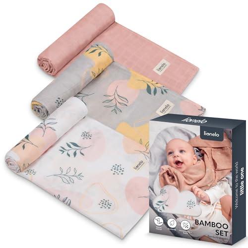 Lionelo Bamboo Set 3 Pezzi Mussole Neonato